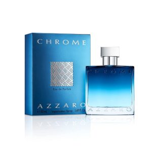 Azzaro Chrome Eau de Parfum - Fresh Aquatic Mens Cologne - Fougère, Aromatic & Woody Fragrance