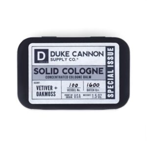 Duke Cannon Solid Cologne - Vetiver + Oakmoss