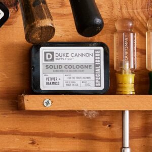 Duke Cannon Solid Cologne - Vetiver + Oakmoss