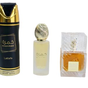 Khamrah 3 Pcs Gift Set by Lattafa for Unisex