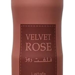 Lattafa Velvet Rose Mujer Deodorant Spray for Everyone