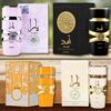 Lattafa Yara, Yara Moi, Yara Tous and Asad Fragrance Gift Set