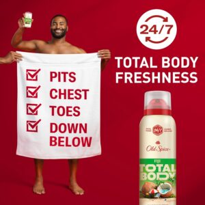 Old Spice Total Body Deodorant Aluminum Free Spray Cucumber Avocado 3 Oz