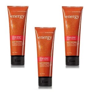 Aromatherapy Energy Body Cream, Orange Ginger, 8 Ounce