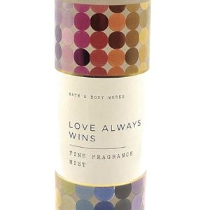 Bath & Body Works, Love Always Wins, Pine Fragrance, Fresh & Woody Scent, Everyday Body Mist, Long-Lasting Fragrance, Limited Edition Perfume, Polka Dot Bottle, Self-Care Fragrance