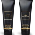 Bath & Body Works Men's Collection Ultimate Hydration Ultra Shea Body Cream 8 Oz 2 Pack (Noir)