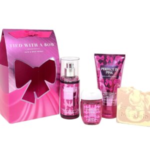 Perfect In Pink Tied With A Bow Mini Gift Bag Trio