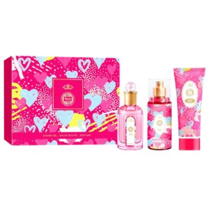 Pink Heart 3 Pcs Gift Set