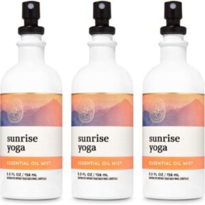 SUNRISE YOGA Essential Oil Mist 5.3 Fluid Ounce - 3 Pack